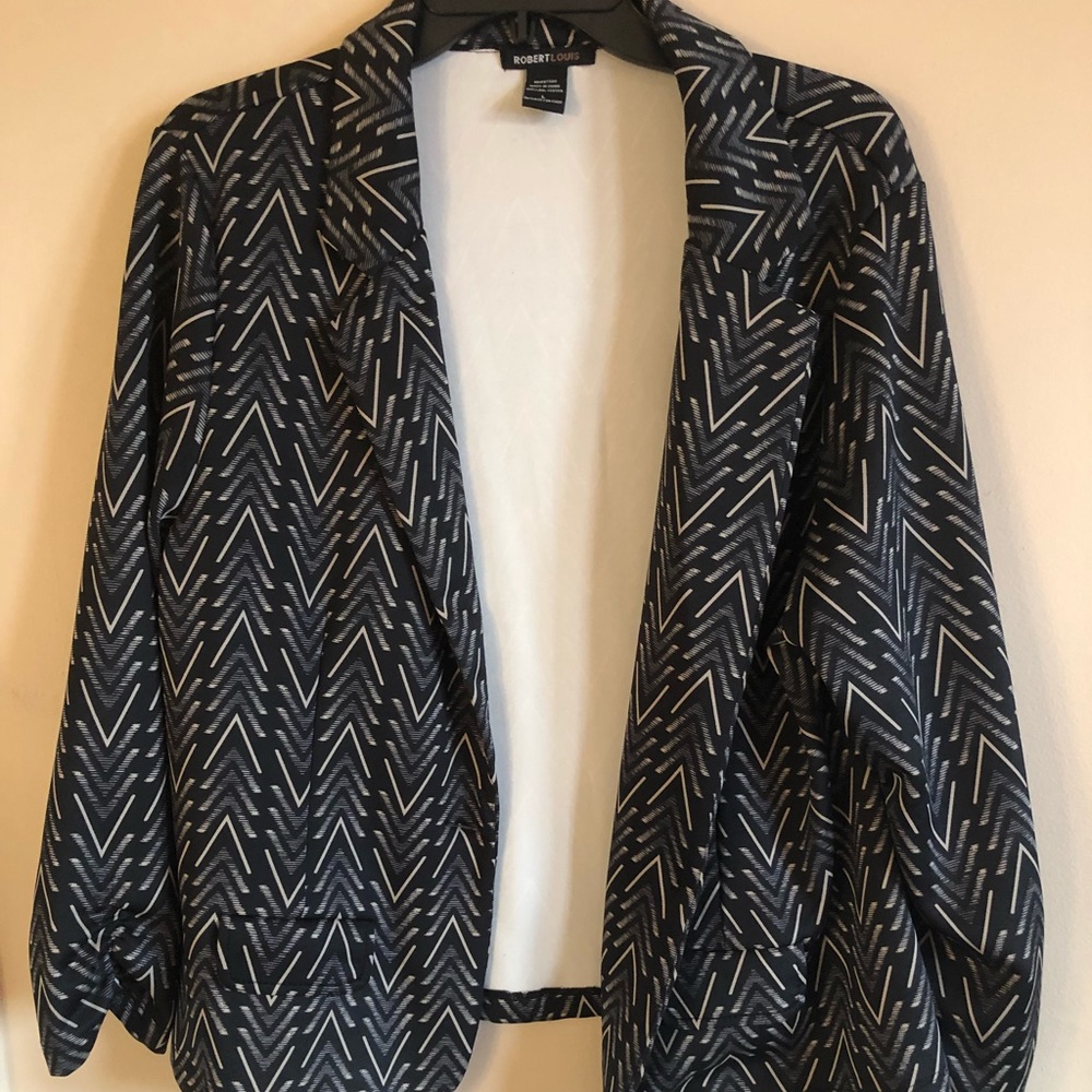 Printed Blazer